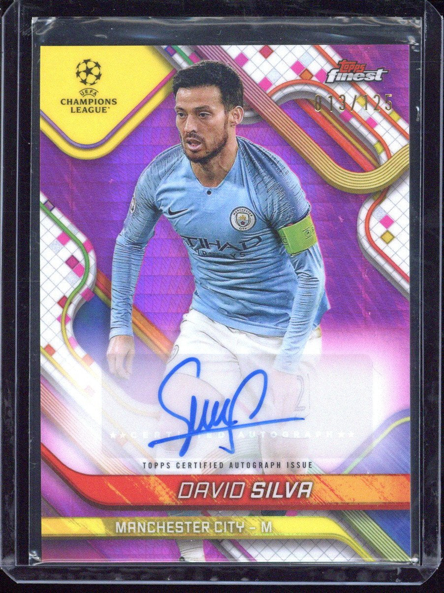2024-25 Topps Finest UCC David Silva Autograph /125