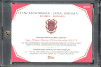 2024-25 Topps FC Bayern 125 Years Anniversary Franz Beckenbauer / Jamal Musiala Seat Relic /33