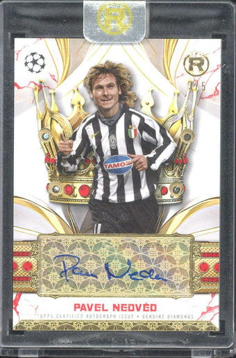 compare product 2025 Topps Reverence Pavel Nedved Autograph CLAR-PN /5