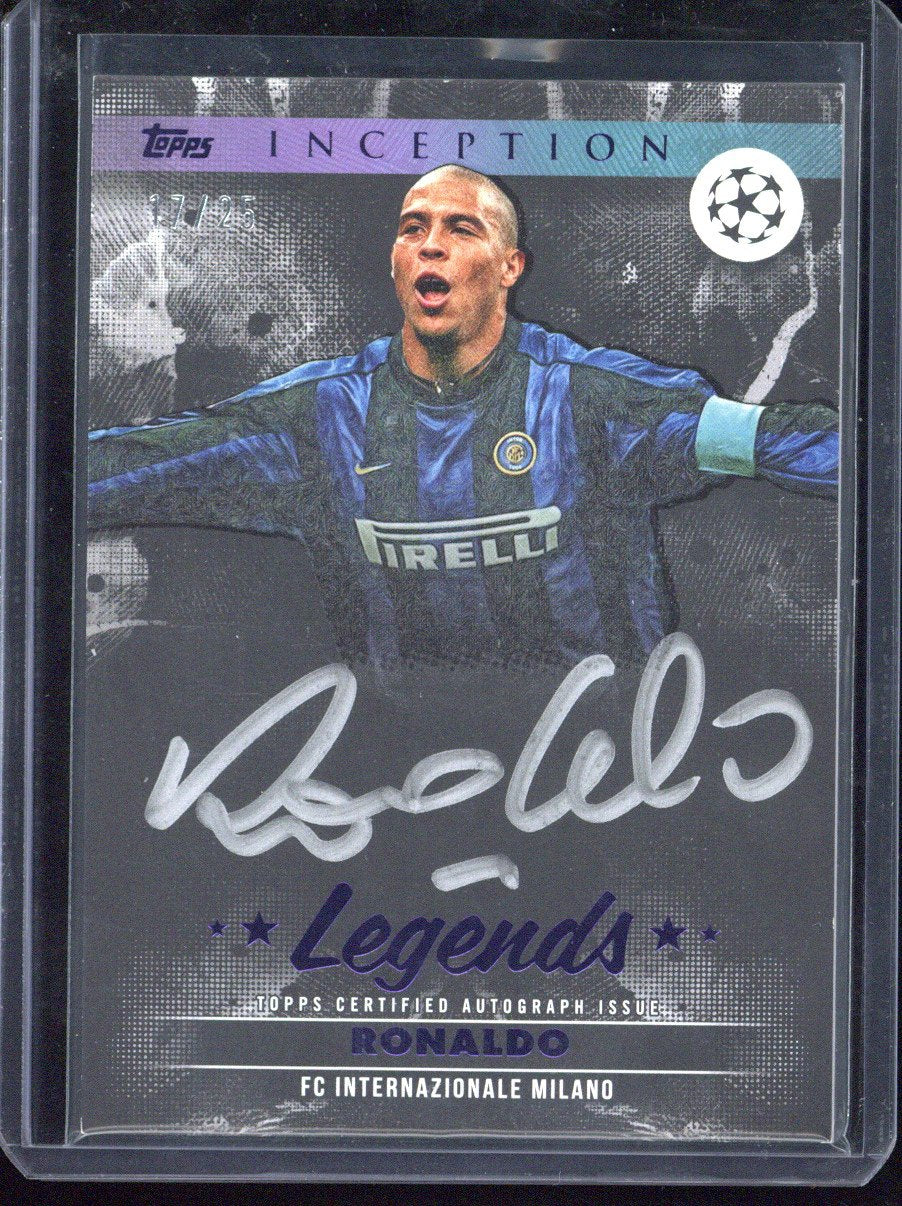 2024/25 Topps Inception UEFA Club Competitions Ronaldo Silver Signings Autograph SSAL-R /25
