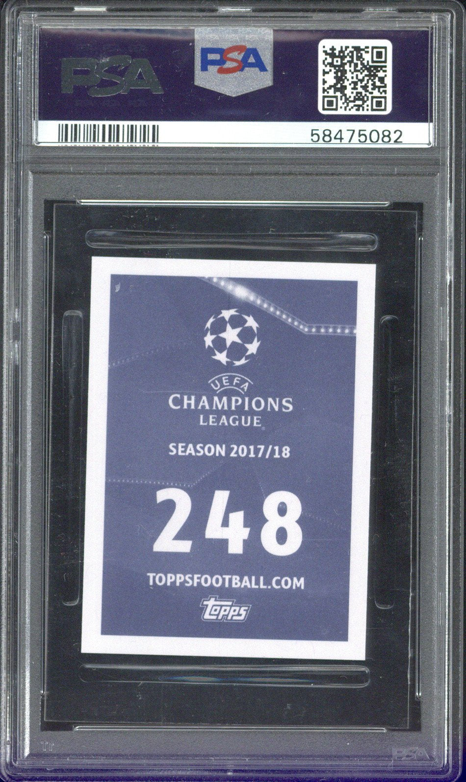 2017 Topps UCL Sticker Kylian Mbappe #248 PSA 10