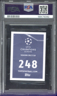 2017 Topps UCL Sticker Kylian Mbappe #248 PSA 10