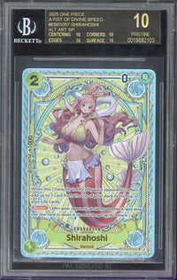 2025 One Piece EB01 Shirahoshi Alt Art SP #057 BGS 10 Black Label