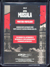 2024-25 Topps Team Set FC Bayern München Jamal Musiala Autograph /99