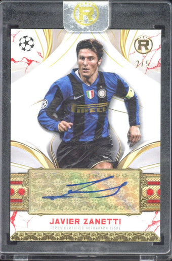 compare product 2024-25 Topps Reverence Javier Zanetti Autograph /5