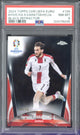 2024 Topps Chrome UEFA EURO Khvicha Kvaratskhelia Black Refractor /10 #134 PSA 8