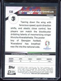 2024 Topps UEFA EURO Khvicha Kvaratskhelia /50