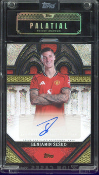 2025-26 Topps Palatial Manchester United Benjamin Sesko Autograph /10