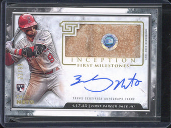 compare product 2023 Topps Inception MLB Zach Neto First Milestones Autograph Relic /99 #FMAR-ZN