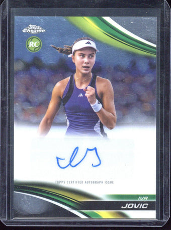compare product 2025 Topps Chrome Iva Jovic Autograph