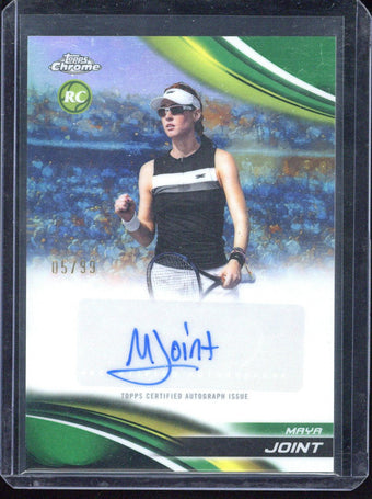 compare product 2025 Topps Chrome Maya Joint Autograph