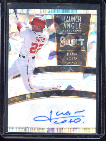 compare product 2020 Panini Select Baseball Juan Soto Autograph /25