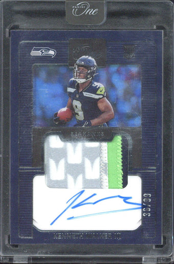 compare product 2022 Panini One Kenneth Walker III RC Autograph Patch /99 #131