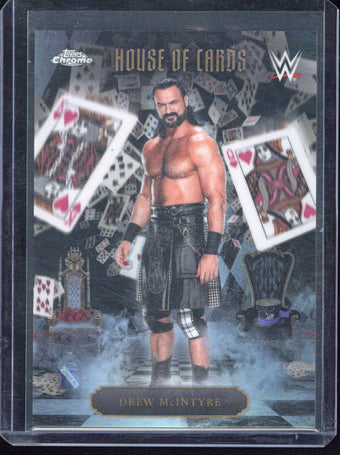 compare product 2026 Topps Chrome Drew McIntyre House of Cards #HOC-16