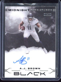 2022 Panini Black A.J. Brown Autograph /50