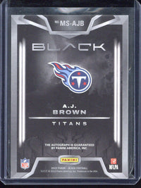 2022 Panini Black A.J. Brown Autograph /50