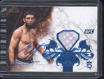 compare product 2025 Topps Royalty UFC Khamzat Chimaev Autograph Relic /25 #RYR-KC