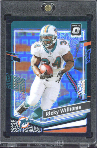 compare product 2023 Panini Donruss Optic Football Ricky Williams /25 #117
