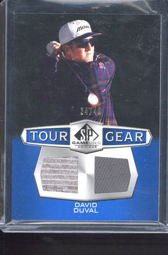 compare product Upper Deck SP Game Used Golf David Duval Relic/49 #TG-DD