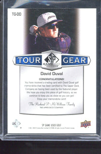Upper Deck SP Game Used Golf David Duval Relic/49 #TG-DD