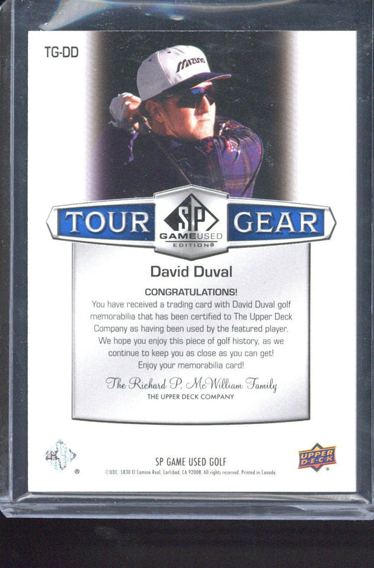 Upper Deck SP Game Used Golf David Duval Relic/49 #TG-DD