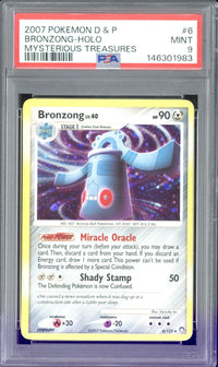 2007 Pokemon D&P Bronzong -  Holo Mysterious Treasures #6 PSA 9