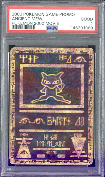 compare product 2000 Pokemon Game Promo Ancient Mew Pokemon 2000 Movie PSA 2