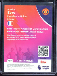 2026 Topps Premier League Patrice Evra Autograph /10