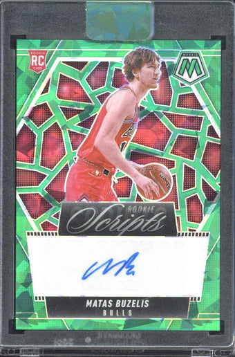 compare product 2024-25 Panini Mosaic Matas Buzelis RC Scripts Autograph #RS-BUZ