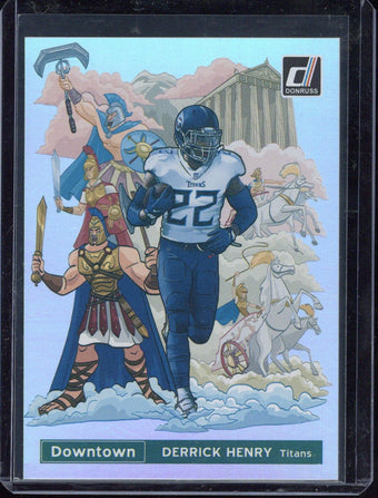 compare product 2021 Panini Donruss Derrick Henry Downtown #DT-19