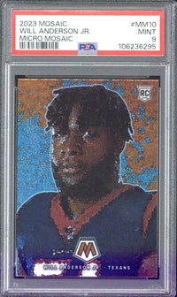 2023 Panini Mosaic Will Anderson Jr. RC Micro Mosaic #MM10 PSA 9
