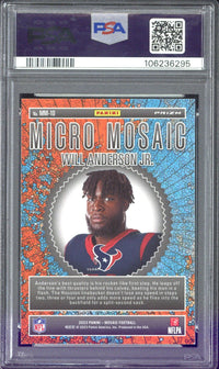 2023 Panini Mosaic Will Anderson Jr. RC Micro Mosaic #MM10 PSA 9