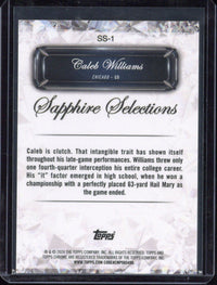 2024 Topps Chrome Sapphire Caleb Williams RC Sapphire Selections #SS-1