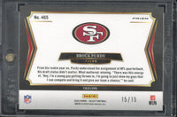 2024 Panini Select Brock Purdy Dragon Scale Field Level /15 #465