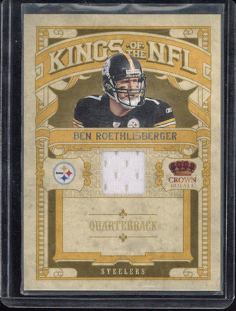 compare product 2010 Panini Crown Royale Ben Roethlisberger Relic /299