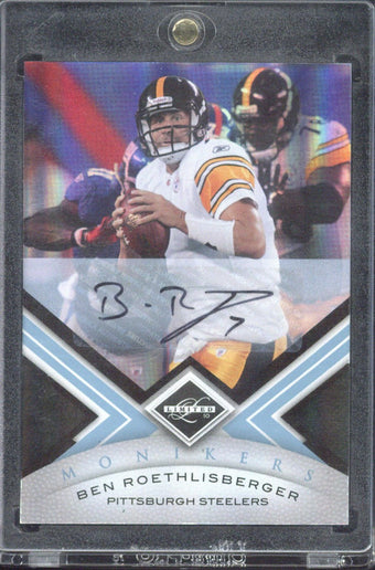 compare product 2010 Panini Limited Ben Roethlisberger Autograph 1/1 #76