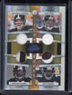 2009 Panini Donruss Roethlisberger / Ward / Holmes / Parker Quad Patch /25 #18
