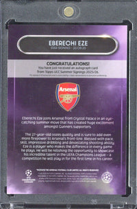 2025-26 Topps Summer Signings Eberechi Eze Autograph /50