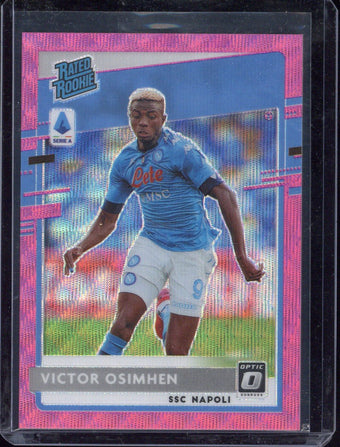 compare product 2020-21 Panini Chronicles Donruss Optic Victor Osimhen Rated Rookie /19 #2