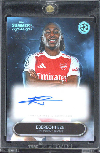 compare product 2025-26 Topps Summer Signings Eberechi Eze Autograph /99