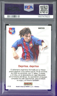 2004/05 Panini Sports Mega Cracks Barca-Campeon Lionel Messi #62 PSA 6
