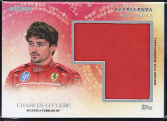 compare product 2025 Topps Eccellenza F1 Charles Leclerc Patch