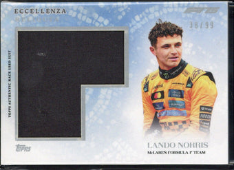 compare product 2025 Topps Eccellenza F1 Lando Norris Patch /99