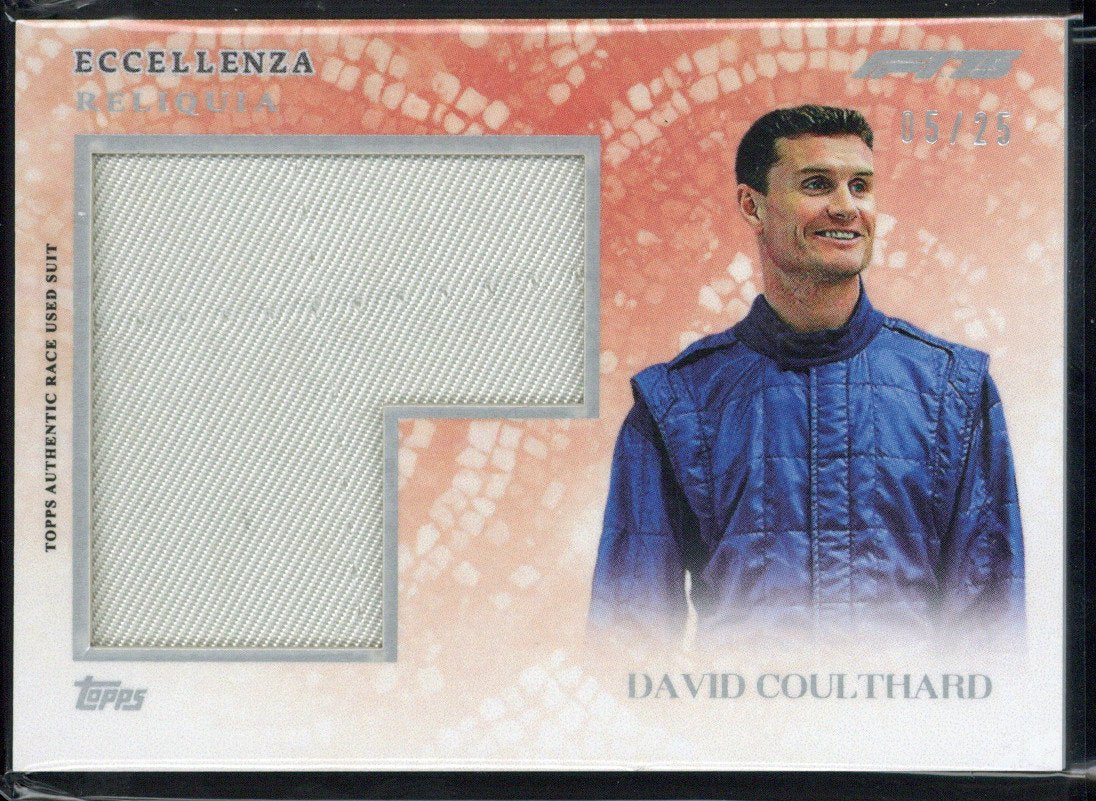 2025 Topps Eccellenza F1 David Coulthard Patch /25