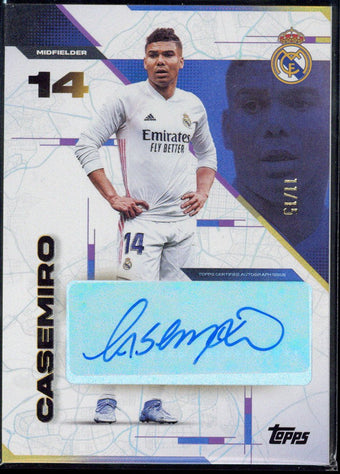 compare product 2025/26 Topps Los Blancos Casemiro Autograph /15 #MM-CA