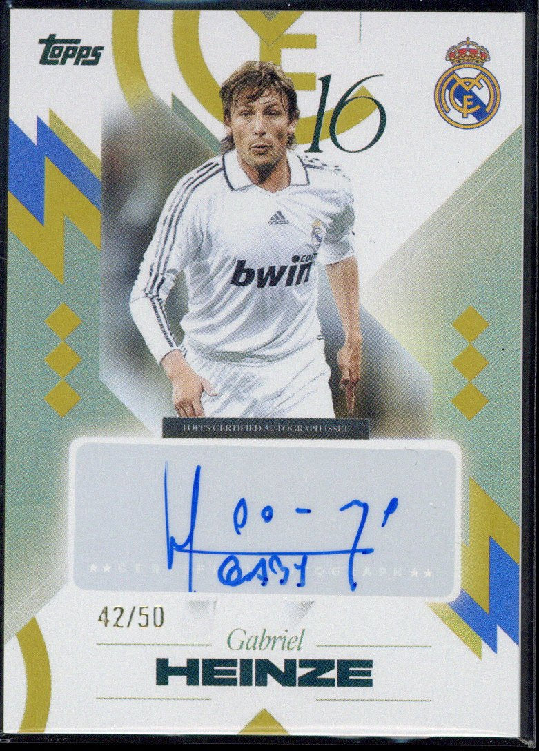 2025/26 Topps Los Blancos Gabriel Heinze Autograph /50 #LB-HE