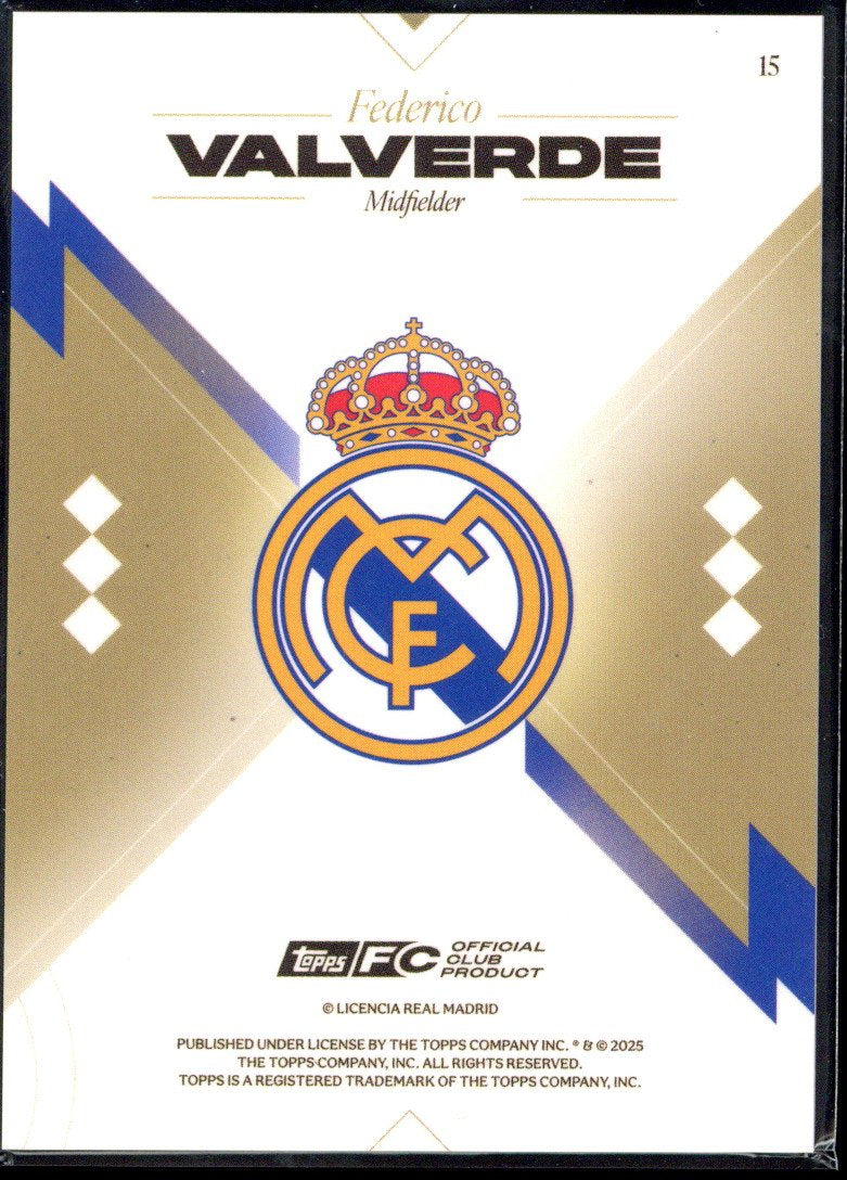 2025/26 Topps Los Blancos Federico Valverde /50 #15