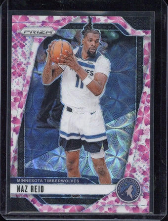compare product 2024-25 Panini Prizm Naz Reid Cherry Blossom /20 #176
