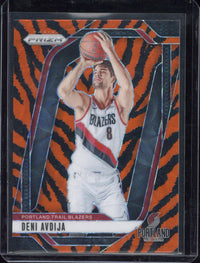 2024-25 Panini Prizm Deni Avdija Tiger Stripes #13