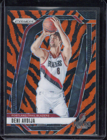 compare product 2024-25 Panini Prizm Deni Avdija Tiger Stripes #13